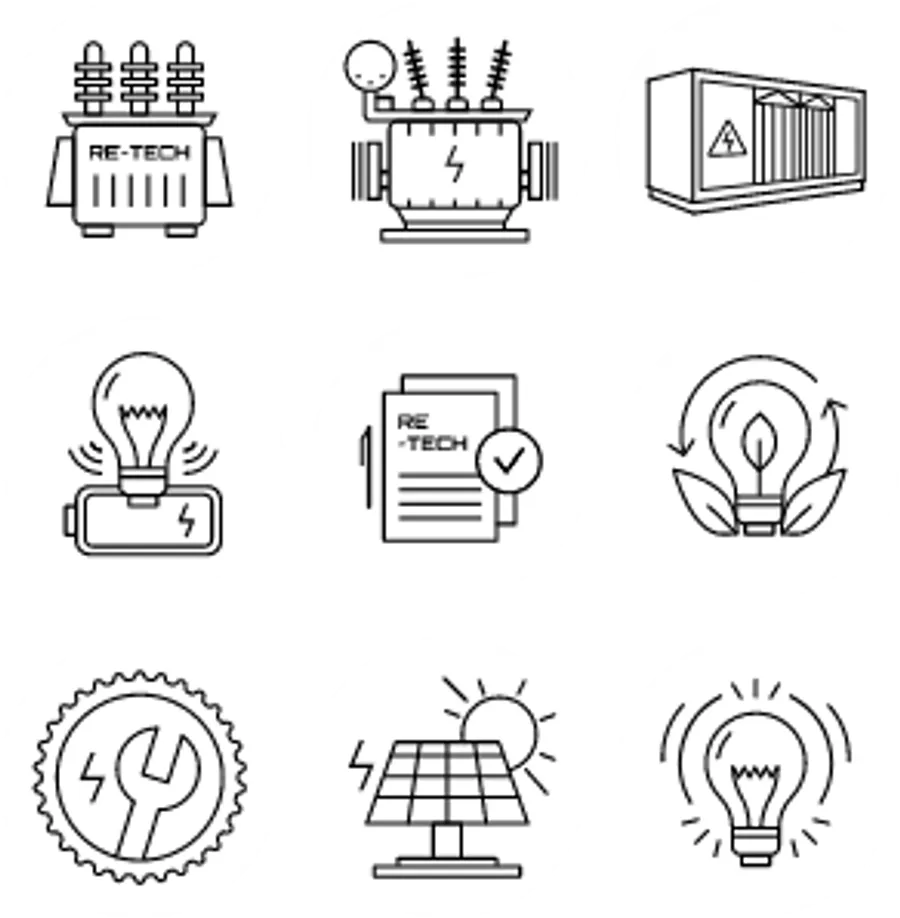 The Re-Tech icon set