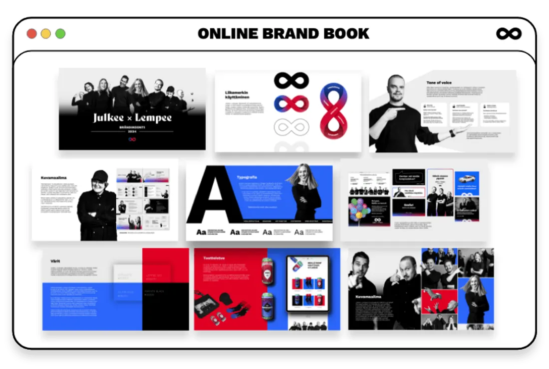 JxL Online Brand Book™, tuotekuva