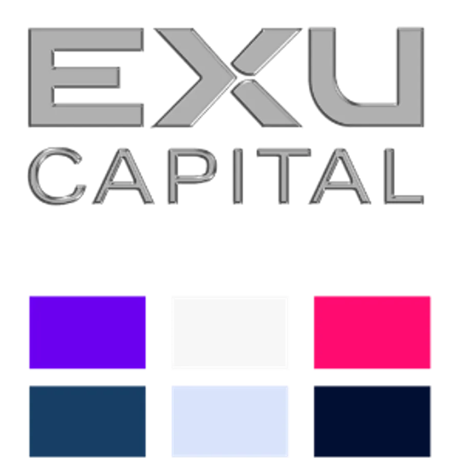 The EXU Capital logo and colour system