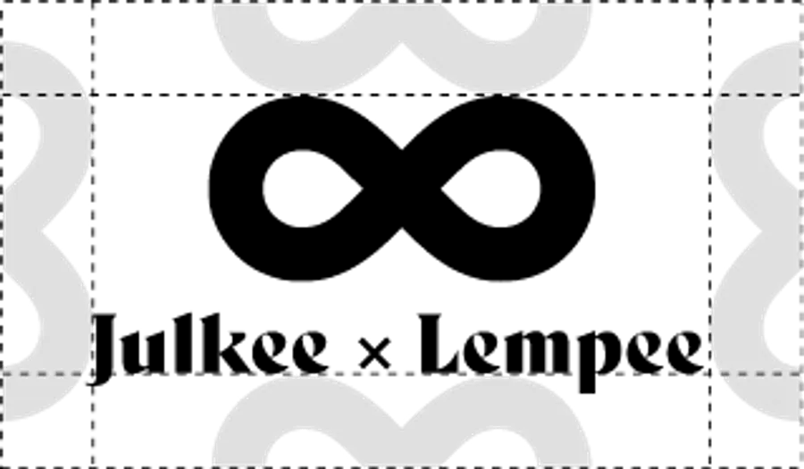 The construction and clear space of the loop and the wordmark