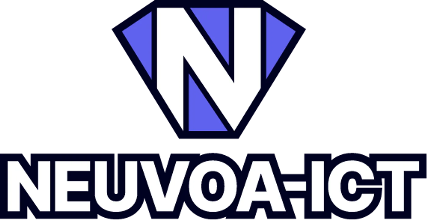 The Neuvoa-ICT symbol and wordmark
