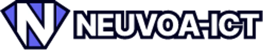 The horizontal version of the Neuvoa-ICT logo